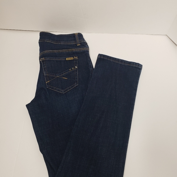 Chicos so slimming dark blue wash size 0( 4 )jeans - Picture 5 of 14